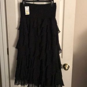 MSK ruffled skirt